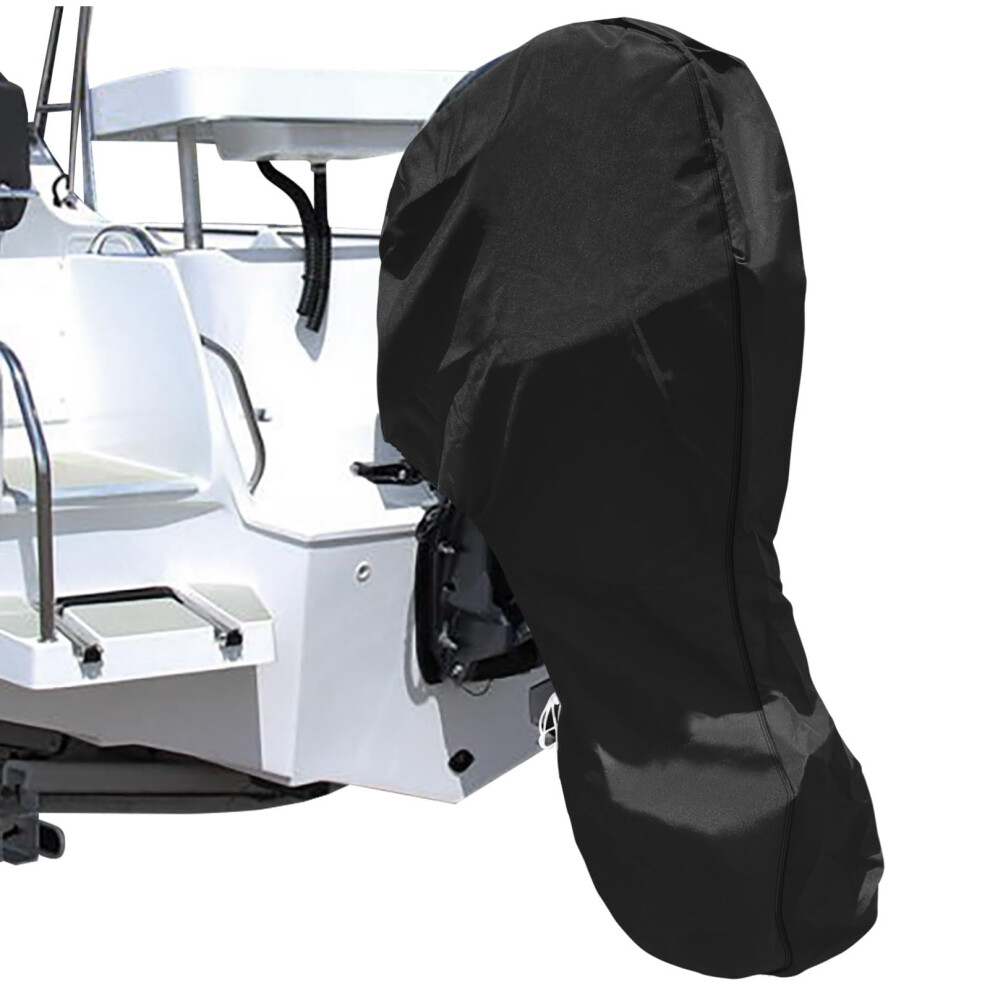iCOVER Outboard Motor Covers  Trailerable Full Boat Engine Cover Waterproof Heavy Duty Oxford Fabric with Zipper  Fits 20-30HP Motors-image-OPC-PGSGTXW-NEW