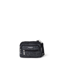 Baggallini dmsk kabelky Triple Zip Bagg cross body Midnight Blossom One Size US