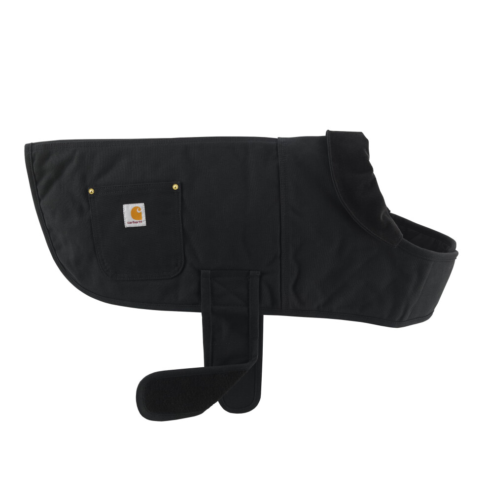 Carhartt Firm Duck - Cappotto Isolante Per Cani, Durevole E Resistente Alle Intemperie, Per Condizioni Di Freddo E Vento, Senza Pfas (Nero), Taglia S-image