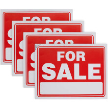 Ram-Pro 9" X 12" Cartaz de Venda para Carros - Texto Visível e Duradouro, Espaço para Escrever, (Pacote com 8)