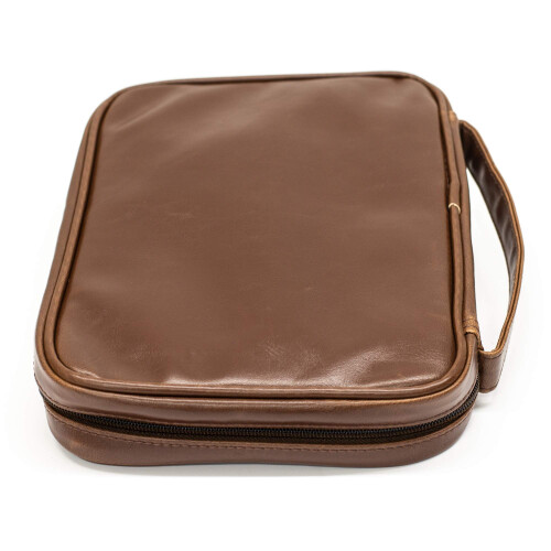 Obal Bible - Distressed Leather Look-LRG-BRN 2