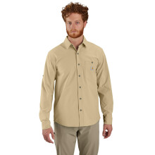 Carhartt Men's Force Sun Defender Relaxed Fit Lightweight Long-Sleeve Shirt, Beach, Large