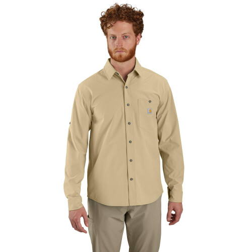 Carhartt Camicia a maniche lunghe Carhartt Force Sun Defender da uomo, leggera, taglia Large