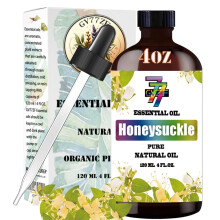 Honeysuckle Eterisk Olja (4 oz/120 ml) - Premium för Diffusorer, Bad, Rengöring, Yoga
