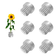 Japansk blomsterfr? Mini Kenzan Floral Frog 23mm/0,9 tommer Diameter Ikebana Flower Arranger Holder Rustfrit st?lstift til lille vase (6PCS)