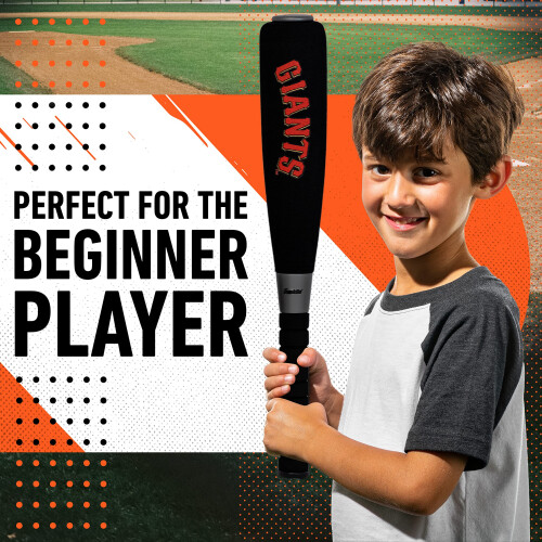 Conjunto de Taco e Bola de Espuma Jumbo de 21" dos Giants da MLB 1