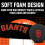 Conjunto de Taco e Bola de Espuma Jumbo de 21" dos Giants da MLB 3