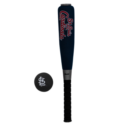 Franklin Sports MLB St. Louis Cardinals Conjunto de Bastão e Bola de Espuma Jumbo, 21 Polegadas, Vermelho