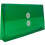 JAM PAPER Envelopes Plásticos com Fecho de Botão e Corda - #10 - 5 1/4 x 10 - Verde - 12/Pack 3