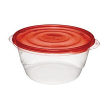 Rubbermaid Container Freezer 50 Oz Round Clear Base, Clear Lid 3 / Box