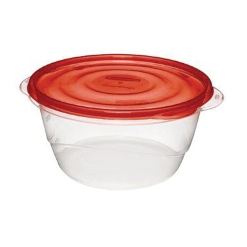 Rubbermaid Container Freezer 50 Oz Round Clear Base, Clear Lid 3 / Box