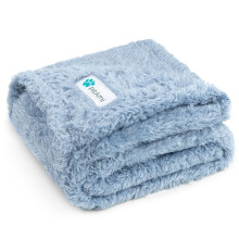 PetAmi hundet?ppe til sm? mellemstore hunde Blue Fluffy Bl?dt hvalpet?ppe Sherpa Fleece kattet?ppe til killing Doggie beroligende k?ledyrst?ppe K