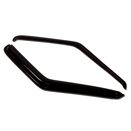 TuningPros WV-278 Window Visor Deflector Rain Guard Dark Smoke 2-Pc Set