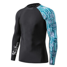 P   nske tricko HUGE SPORTS s UV ochranou a UPF 50+, dlh   m ruk   vom, nenosen   , HUGE SPORTS (cikcak velkost S)
