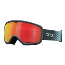 Giro gafas de esqu de giro - gafas de snowboard para hombres mujeres y jvenes - correa de rayas de tiburn oscuro con vvida burbra