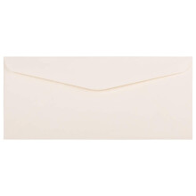 Jam Paper #10 business Strathmore buste - 4 1/8 x 9 1/2 - Lino bianco naturale - 50/Pack