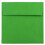 JAM PAPER 6 x 6 Square Colored Invitation Envelopes - Green Recylced - 50/Pack 1