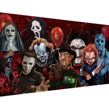 Halloween Malowanie po numerach dla doroslych Horror Duze zestawy do malowania po numerach dla poczatkujacych Kolorowy obraz olejny Akryl na pltnie