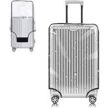 Yotako Clear PVC resvska skyddsskydd 24 tums bagageskydd fr hjul resvska 24''