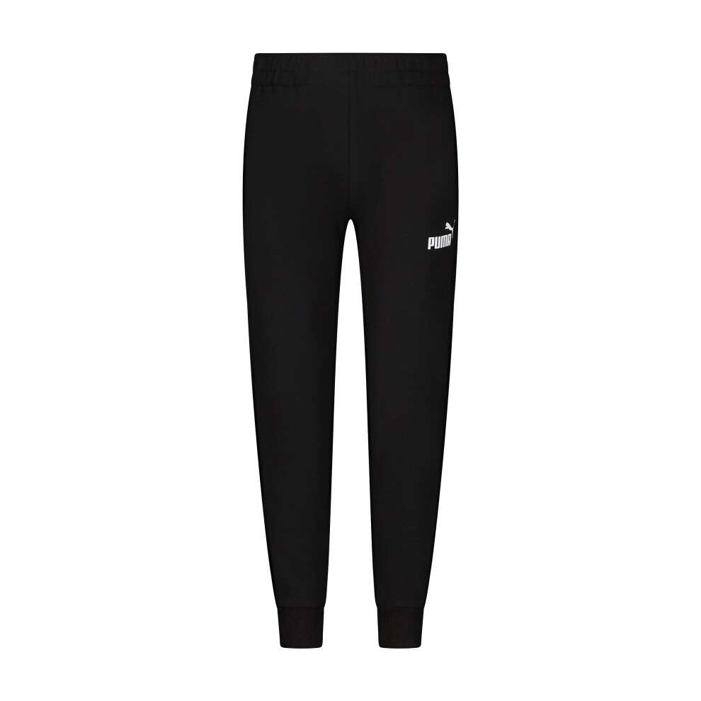 PUMA boys Core Logo Jogger Sweatpants  Puma Black  Medium US