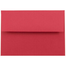 Carta jam 4bar A1 Invito colorato buste - 3 5/8 x 5 1/8 - riciclato rosso - 100/pacchetto