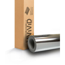 VViViD Silver Mirror krmozott vinilbevonat ntapad flia matrica, lgmentesen kiold bubork s levegomentes 3 mil (1,5 lb x 5 lb)