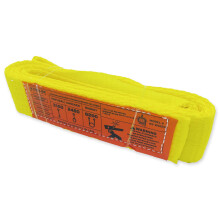 Eslinga de cinta de una capa, 2 correas de elevaci n de 4 pies, 1 paquete, correa de cinta resistente para aparejos, movimiento, remolque, equipo