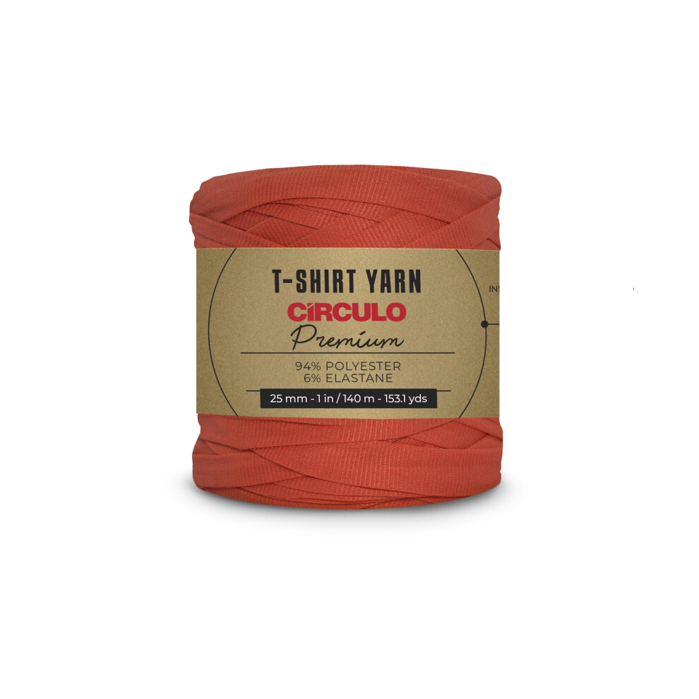 Circulo Filato Di Alta Qualità Per Magliette, Spesso, Morbido, Leggero, Senza Cuciture, Senza Nodi, Facile Da Usare, Fettuccini Zpagetti, Filato Per Magliette Per Uncinetto E Lavoro A Maglia, 130 M-image