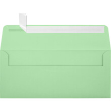 LUXPaper #10 Business Konvolutter | 4 1/8"""" x 9 1/2"""" | Pastelgr?n | 60 lb. Tekst | 50 Antal