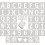 Conjunto de Estênceis de Letras Grandes de 4 Polegadas - 42 PCS Estênceis de Plástico Reutilizáveis com Números e Símbolos 1