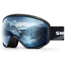 SNOWER Skibriller Sf?riske OTG Anti-Fog Snow Goggles HD Snowboard Goggles med UV400 beskyttelse til m?nd, kvinder og unge