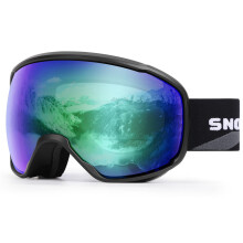 SNOWER Skibriller Sf?riske OTG Anti-Fog Snow Goggles HD Snowboard Goggles med UV400 beskyttelse til m?nd, kvinder og unge