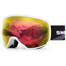 SNOWER Skibriller Sf?riske OTG Anti-Fog Snow Goggles HD Snowboard Goggles med UV400 beskyttelse til m?nd, kvinder og unge