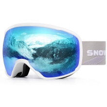 SNOWER Skibriller Sf?riske OTG Anti-Fog Snow Goggles HD Snowboard Goggles med UV400 beskyttelse til m?nd, kvinder og unge