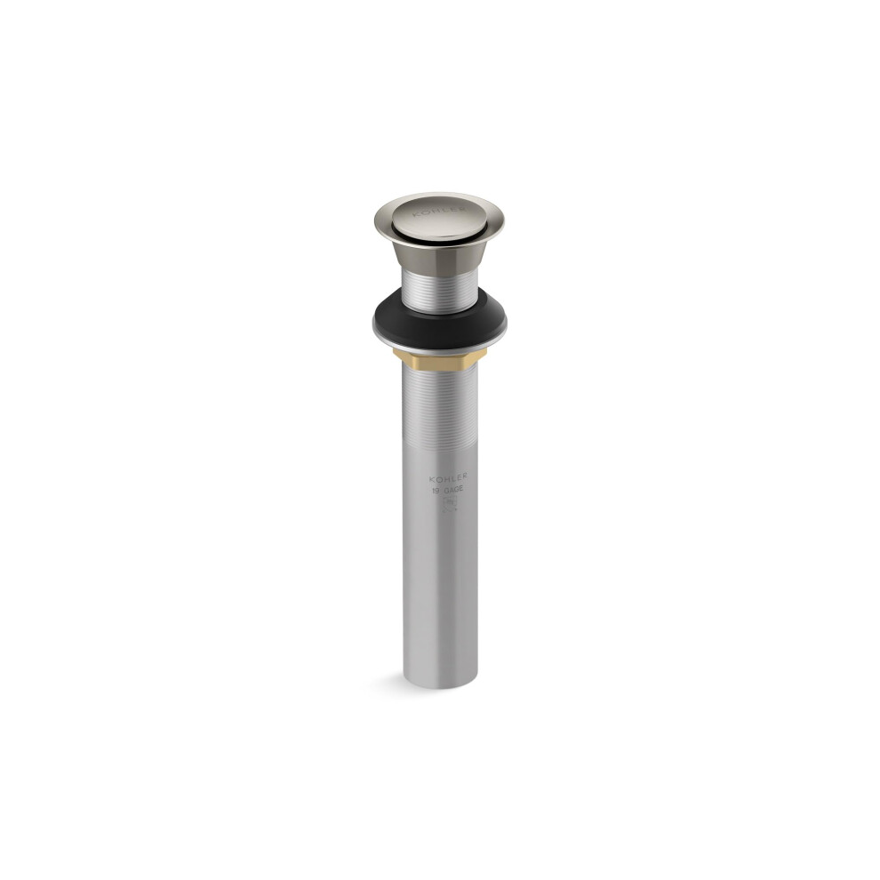 Photos - Tap Hidden Part Kohler K-33151-BN Bathroom sink clicker drain without overflow Vibrant Brushed Nickel 33151-Bn 