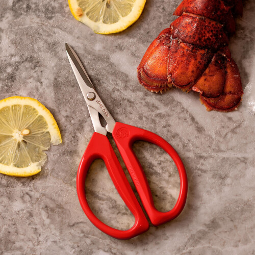 Joyce Chen Original Unlimited Kitchen Scissors All Purpose Kitchen Shears With Comfortable Handles Red 2 Pack 1