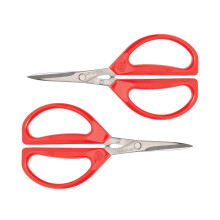 Joyce Chen Original Unlimited Kitchen Scissors All Purpose Kitchen Shears With Comfortable Handles Red 2 Pack