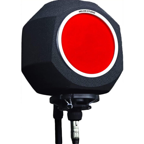 Melon Studio Microfoon windscherm Popfilter voor Mic, Vocal Isolation Booth Draagbare Apparatuur, Akoestische Opnamefilter