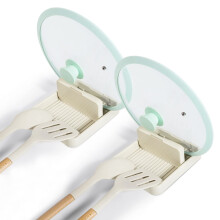 2 Pack Spoon Rest with Pot Lid Holder For Stove Top Spoon Holder for Kitchen Counter Neat & Drip-Free While Cooking Perfect for Placing spoons po