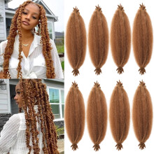 Pru inov afro twisty, 8 balen , 18 palcov, pru n twisty, m kk locy, Marley twisty, zapletan pramene, twisty (30#)