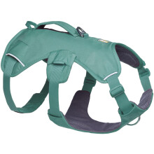 Ruffwear Web Master Vcecelov podpurn postroj pro psy Turistika a trailov beh Servis a prce Kadodenn noen River Rock Green XX-Small