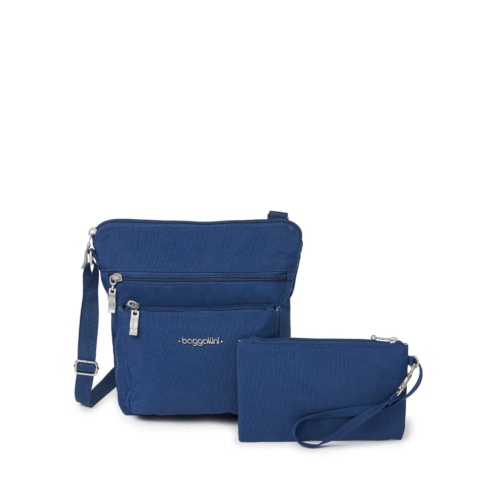 Baggallini Womens Pocket With Rfid Crossbody Bags Pacific One Size Us
