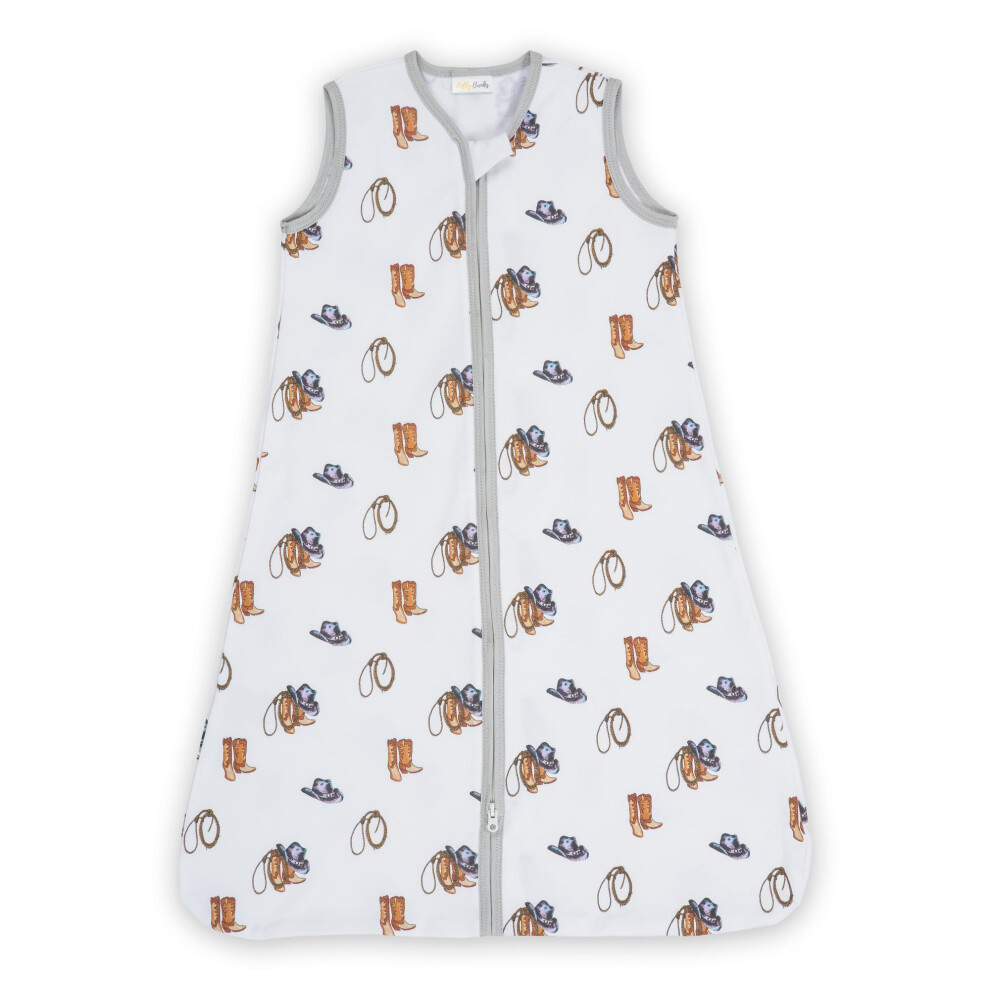 Lollybanks Schlafsack, 100 % Bio-Baumwolle, Babyschlafsack, 0,5 Tog, Leichter 2-Wege-Rei Verschluss, Kleinkinderschlafsack, Weich, 12 18 Monate,-image