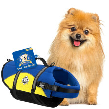 Chaleco salvavidas para perros Paws Aboard: mantenga a su canino seguro con un chaleco salvavidas de neopreno para nadar y navegar. Disponible en