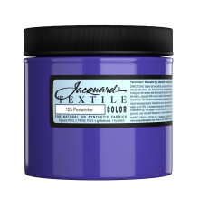 Tinta Têxtil Jacquard Cor Periwinkle - Tinta de Tecido Permanente para Roupas, Móveis, Calçados ou Sacolas - 8 Oz