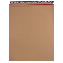 JAM PAPER Envelopes para Fotos Stay-Flat com Fecho Autocolante - 17 x 21 - Kraft Castanho - Vendido Individualmente