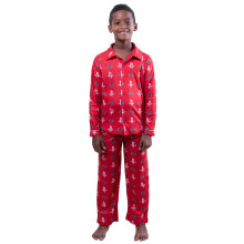 Ultra Game NBA Offizielles 2-teiliges superweiches Pyjama-Set mit Knopfleiste f r Jugendliche, Houston Rockets, Jungen, Gr e 8