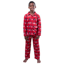 Ultra Game NBA Offizielles 2-teiliges superweiches Pyjama-Set mit Knopfleiste, Portland Trail Blazers, Jungen, Gr e 8