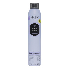 Champô Seco Volumizador HASK Chia Seed - Absorve Óleo, Aumenta Volume, Sem Sulfatos ou Parabenos - 230g