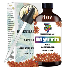 Huile Essentielle de Myrrhe (4 oz) - 100% Pure pour Diffuseurs, Détente, Bougies, Savons, DIY